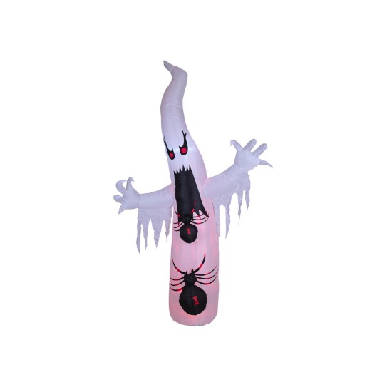 Figura Gonfiabile Fluorescente Halloween 234 cm - Spirito Autogonfiabile per Esterni