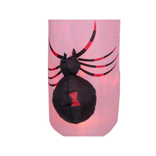 Figura Gonfiabile Fluorescente Halloween 234 cm - Spirito Autogonfiabile per Esterni