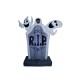 Figura Gonfiabile Halloween con Lapide e Fantasmi Illuminati - 183 cm