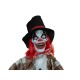 Figura Animata Halloween Clown Hatty con Effetti di Luce e Suono - EUROPALMS 185cm
