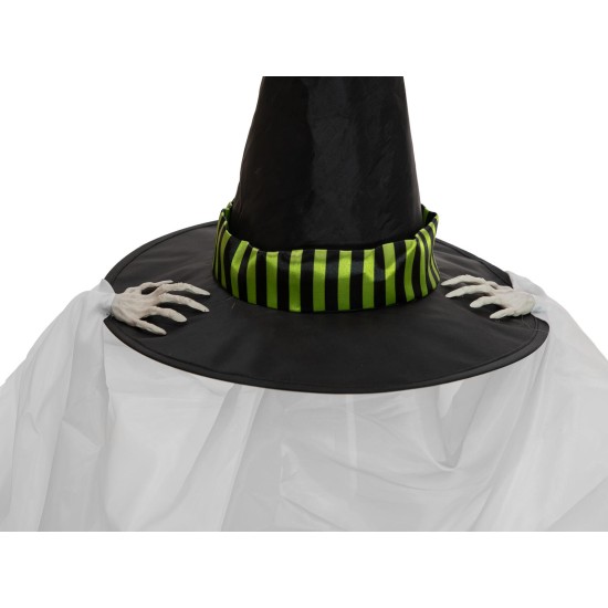 EUROPALMS Fantasma Animato con Effetti Luce e Suono per Halloween, 110cm