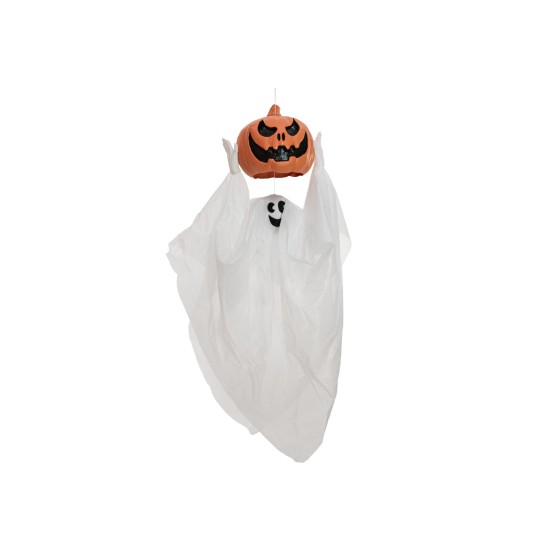 EUROPALMS Fantasma Zucca Animata 110cm con Effetti Luci e Suoni per Halloween