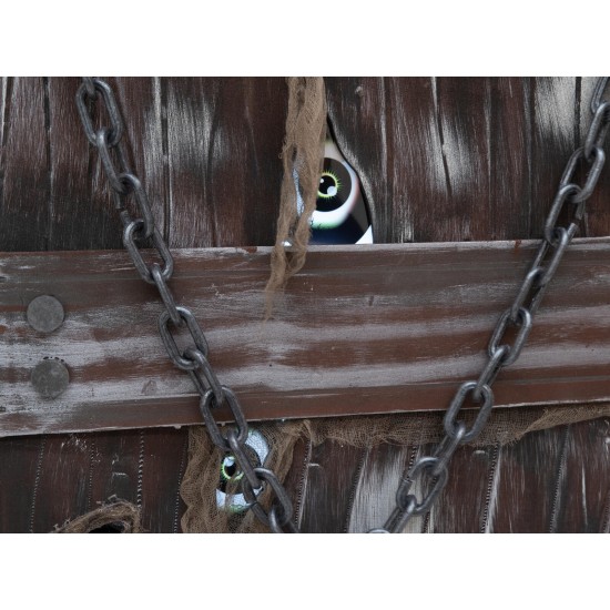 Cofano Halloween Animato con Effetti Luce e Suono - EUROPALMS 155cm