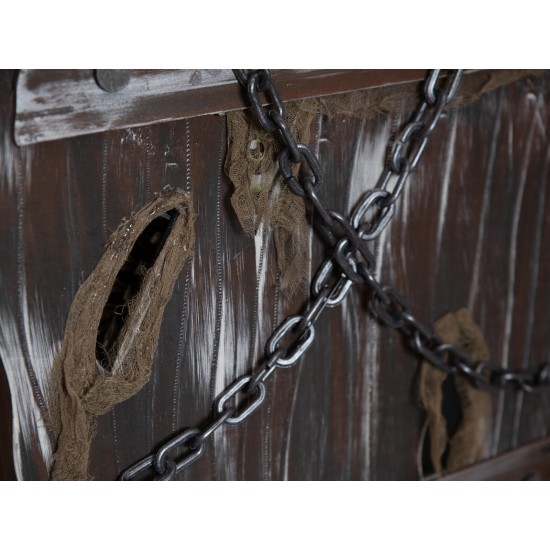 Cofano Halloween Animato con Effetti Luce e Suono - EUROPALMS 155cm