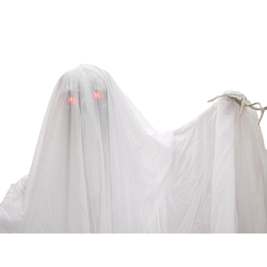 Fantasma Animato EUROPALMS Kari per Halloween con Effetti Luce e Suono, 170 cm