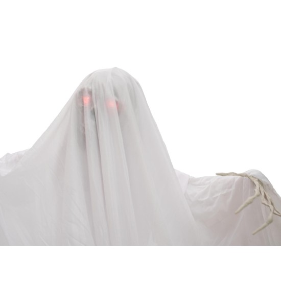 Fantasma Animato EUROPALMS Kari per Halloween con Effetti Luce e Suono, 170 cm