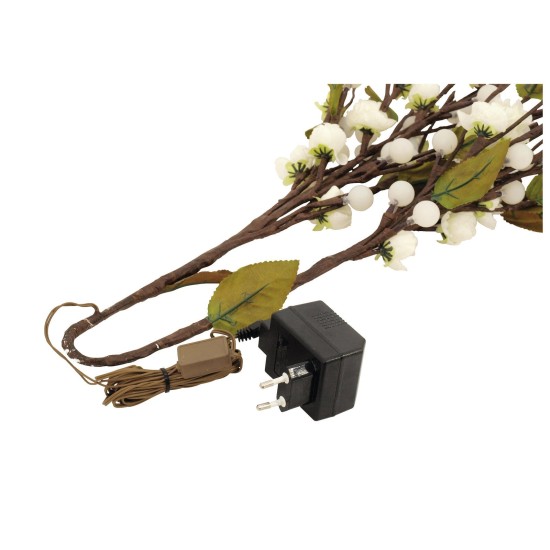 Arco Decorativo Camellia EUROPALMS con 100 LED Bianco Caldo, 50cm