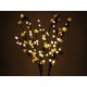 Arco Decorativo Camellia EUROPALMS con 100 LED Bianco Caldo, 50cm