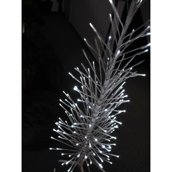 Albero Design EUROPALMS con LED Bianco Freddo 120cm - Proiettore LED Scenografico