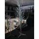 Albero Design EUROPALMS con LED Bianco Freddo 120cm - Proiettore LED Scenografico