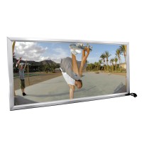 EUROPALMS Cartellone Luminoso 1x2m in Alluminio per Esterni con Telaio Snap