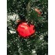 Palline di Natale LED EUROPALMS 6cm Rosse, Set 6 - Effetto Luminoso DMX