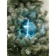EUROPALMS LED Snowball 15cm - Proiettore LED Effetto Luce Blu Ghiaccio con 76 LED Potenti