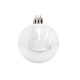 Sfera Decorativa EUROPALMS Deco Ball 7cm Bianco per Interni ed Esterni - Set 6 Pezzi