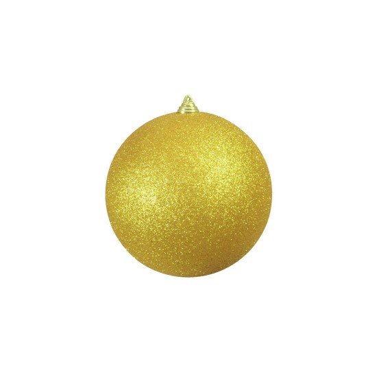 Sfera Decorativa 20 cm Oro Glitter EUROPALMS per Interni e Natale
