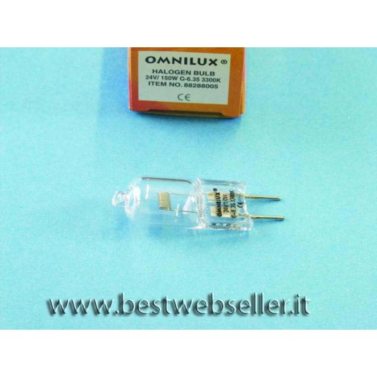 OMNILUX FCS 24V/150W G-6.35 50h 3300K OMNILUX FCS 24V/150W G-6.35 50h 3300K
