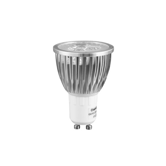 OMNILUX GU10 LED 6W 230V 6500K - Lampada Effetti Speciali con Fascio 30°