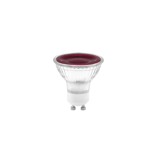 OMNILUX GU-10 230V LED SMD 7W Rosso - Lampadina LED colorata