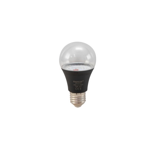 Lampada LED UV OMNILUX E-27 230V 10W A60 per Effetti Speciali