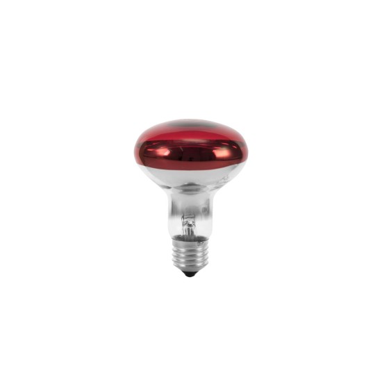 Lampadina Riflettore OMNILUX R80 E27 60W 230V Rosso per Effetti Speciali - Dimmerabile