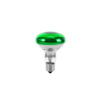 Lampadina OMNILUX R80 230V/60W E27 Verde - Illuminazione per Effetti Speciali