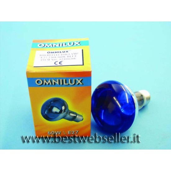 Lampadina OMNILUX R80 230V/60W E-27 blu Lampadina OMNILUX R80 230V/60W E-27 blu