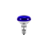 Lampadina Riflettore OMNILUX R80 60W E27 Blu - Proiettore LED Dimmerabile per Effetti Scenografici