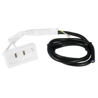 Portalampada OMNILUX con Cavo Silicone 90cm per PAR-56/-64, Bianco, 1000W