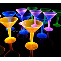 4 Bicchieri Reagenti Agli UV Wood Glow Fluo Martini - MOD2