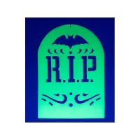 Lapide fosforescente decorativa dimensioni 26 x 19 cm