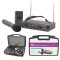 Kit Radiomicrofoni Wireless VHF con Microfono a Gelato, Archetto e Valigia - Sistema Dual Channel Professionale