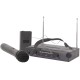 Kit Radiomicrofoni Wireless VHF con Microfono a Gelato, Archetto e Valigia - Sistema Dual Channel Professionale