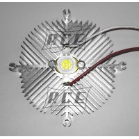 Luce Led Per Acquario Marino e Dolce + Driver + Radiatore 10 W