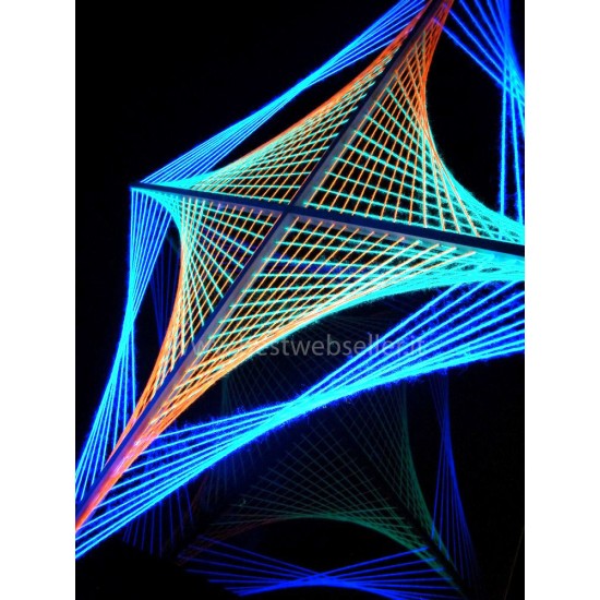 Tela String Art Reagente Agli UV Wood Glow Fluo - MOD4