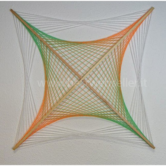 Tela String Art Reagente Agli UV Wood Glow Fluo - MOD4