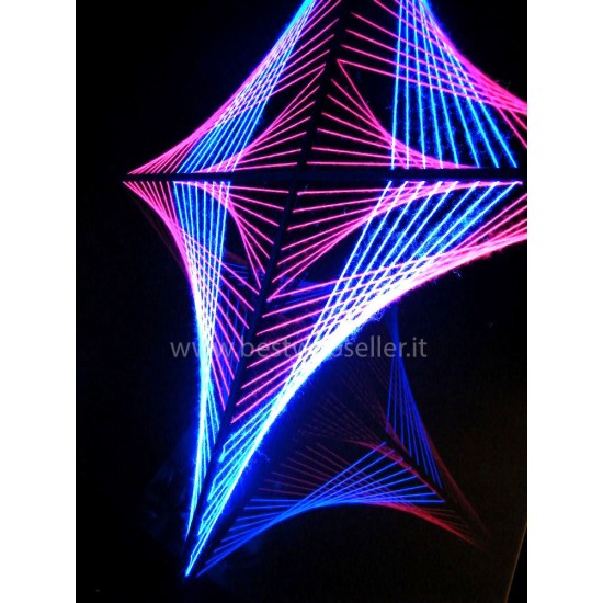Tela String Art Reagente Agli UV Wood Glow Fluo - MOD5