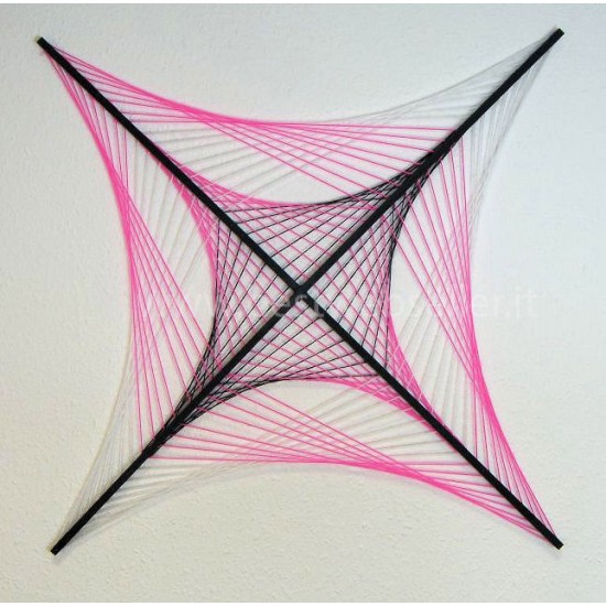 Tela String Art Reagente Agli UV Wood Glow Fluo - MOD5