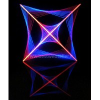 Tela String Art Reagente Agli UV Wood Glow Fluo - MOD6