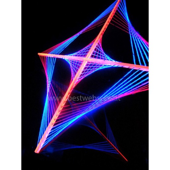 Tela String Art Reagente Agli UV Wood Glow Fluo - MOD6