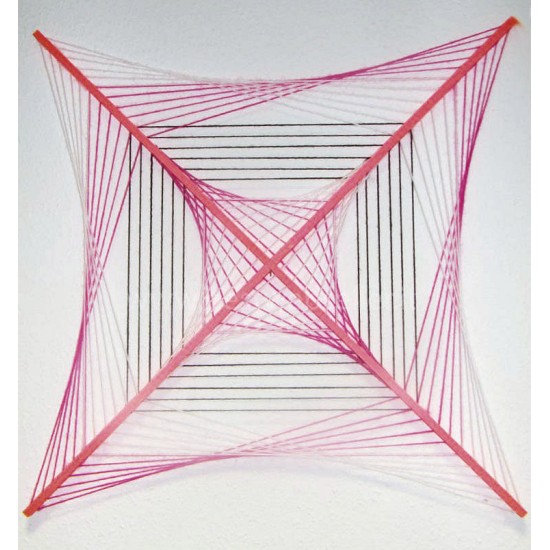 Tela String Art Reagente Agli UV Wood Glow Fluo - MOD6