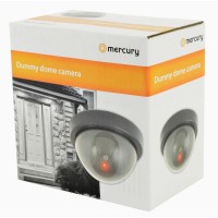 Telecamera finta dummy dome camera con 1 led infrarossi