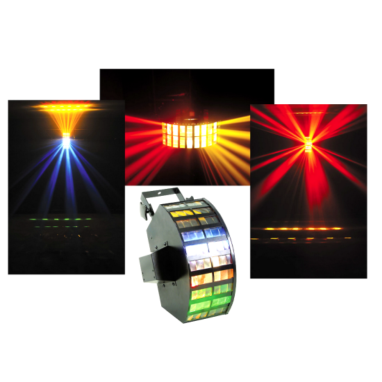 Effetto Luce Matrix con Lampada Alogena 300W e Microfono – Fasci Multicolore a Tempo di Musica per Discoteca e Party