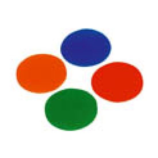 Set Di Filtri / Gelatine Pretagliati Per Par36 - 4 Colori
