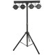 Kit Effetto Luce Completo con Moonflower Led, microfono e Stativo Luci Kit Effetto Luce Completo con Moonflower Led, microfono e Stativo Luci