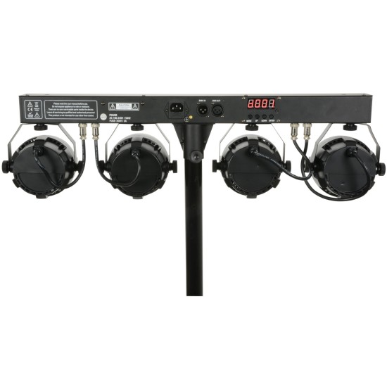 Kit Effetto Luce Completo con Moonflower Led, microfono e Stativo Luci Kit Effetto Luce Completo con Moonflower Led, microfono e Stativo Luci