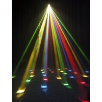 Effetto Luce Moonflower Classic con Microfono Interno | Proiettore 12V/50W per Feste e Party