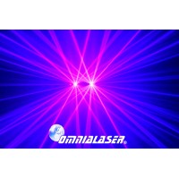 OmniaLaser - Effetto Luce Laser LaserShow Blu 2X DMX OL-D400BB