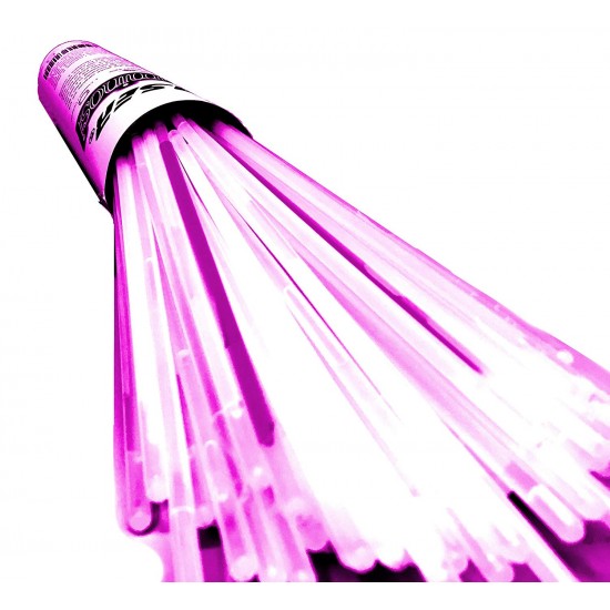 Bracciali Luminosi Glow Stick OmniaLaser con connettori - 100 pezzi - Rosa