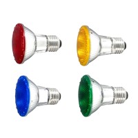 Kit 4 Lampadine Colorate a Led Spot, E27, 6 Watt
