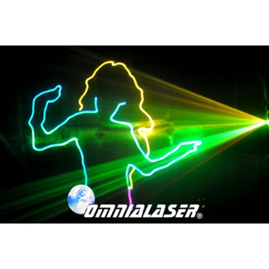 OmniaLaser - Effetto Luce Laser RGB DMX ILDA OL-PRO1000RGB OmniaLaser - Effetto Luce Laser RGB DMX ILDA OL-PRO1000RGB
